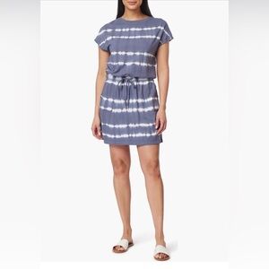 C &C California and White Tie-Dye Dress size Xs